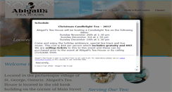 Desktop Screenshot of abigailsteahouse.com